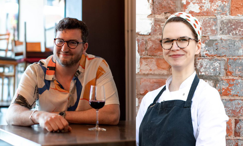 Ben Robinson Young and Kasia Piatkowska, owners of Tropea in Harborne, Birmingham, West Midlands. Regional winner of The Good Food Guide Best Local Restaurant award, Central & East of England